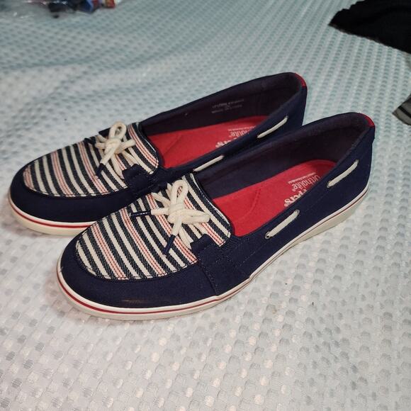 GRASSHOPPER ORTHOLITE EUC WOMEN'S SIZE 8 WINDHAM SUMMER BOAT SNEAKERS SHOES - Picture 1 of 8